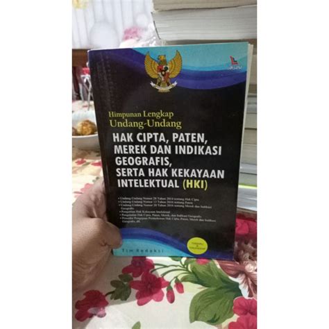 Jual Himpunan Lengkap Undang Undang Hak Cipta Paten Merek Dan Indikasi