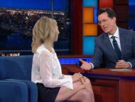 Naked Zosia Mamet In The Late Show With Stephen Colbert