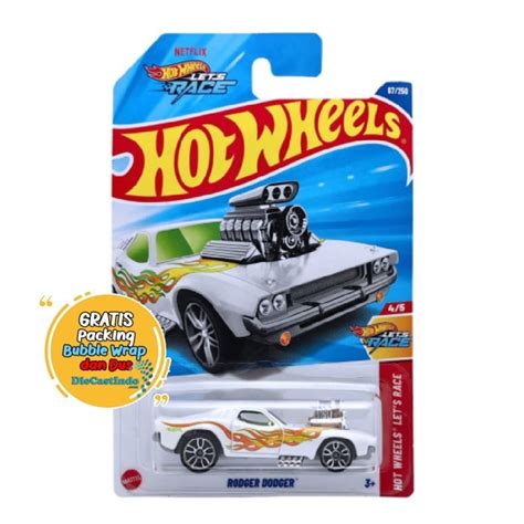 Jual Hot Wheels HotWheels Lot C 2025 Rodger Dodger Putih Shopee Indonesia