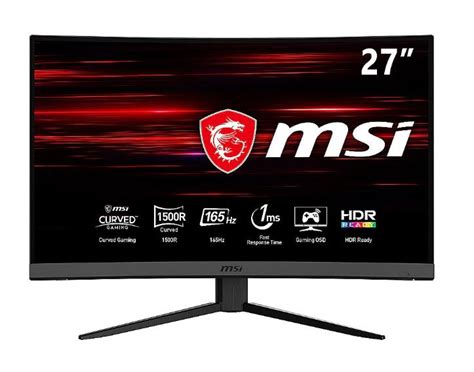 Acer Msi Optix Mag272c 27″ Curved Gaming Monitor 1ms 165 Hz Für