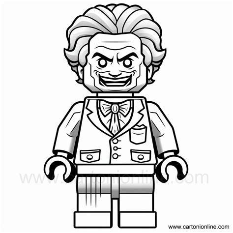 Lego Joker Coloring Page For Kids Youtube