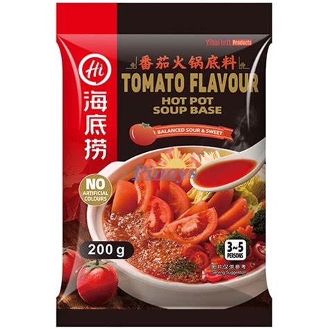 Tomato Flavour Hot Pot Base G Haidilao Pinoys Eu