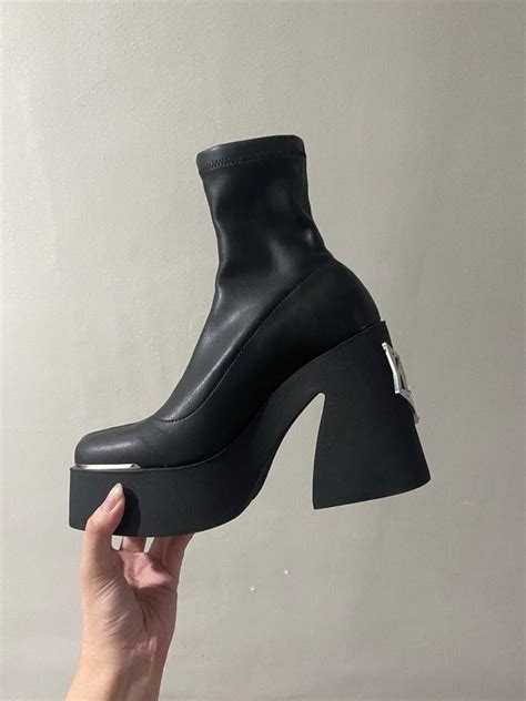 Naked Wolfe Illuminate Black Women S Fashion Footwear Boots On Carousell