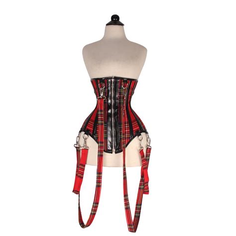 Plaid Corset on Storenvy