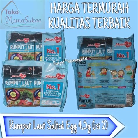 Jual MAMASUKA RUMPUT LAUT KERING PANGGANG ROASTED SEAWEED NORI ORI