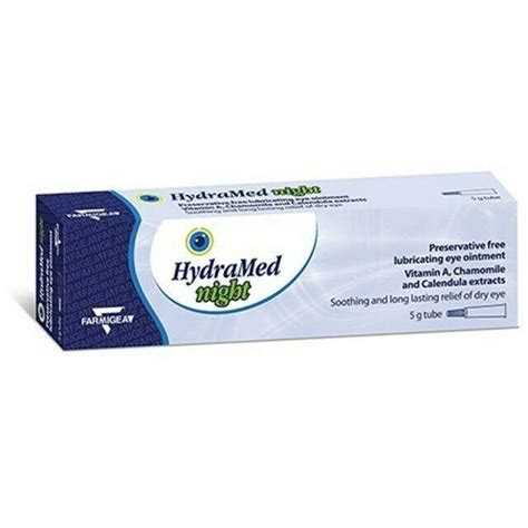 Hydramed Night Preservative-Free Eye Ointment 5g - Eye Care - Hydramed ...