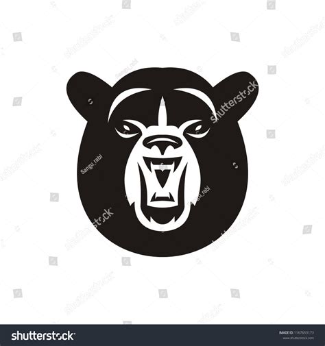 Polar Bear Logo Template Vector Icon Stock Vector (Royalty Free ...