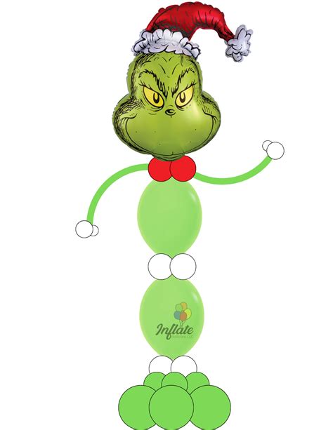 Grinch Party Friend Inflate Balloons
