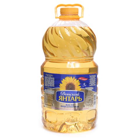 масло подсолнечное Донской Янтарь 5л