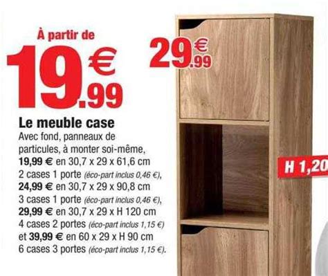 Promo Le Meuble Case Chez Bazarland Icatalogue Fr