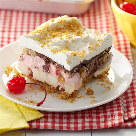 Banana Split Ice Cream Cake