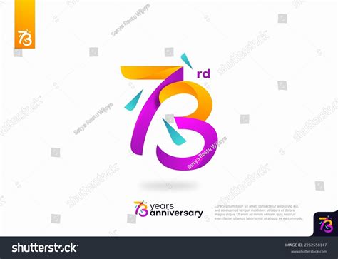 Number 73 Logo Icon Design 73rd Stock Vector (Royalty Free) 2262558147 ...