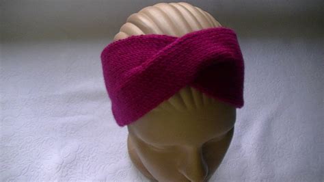 Вяжем двойную повязку на голову - YouTube