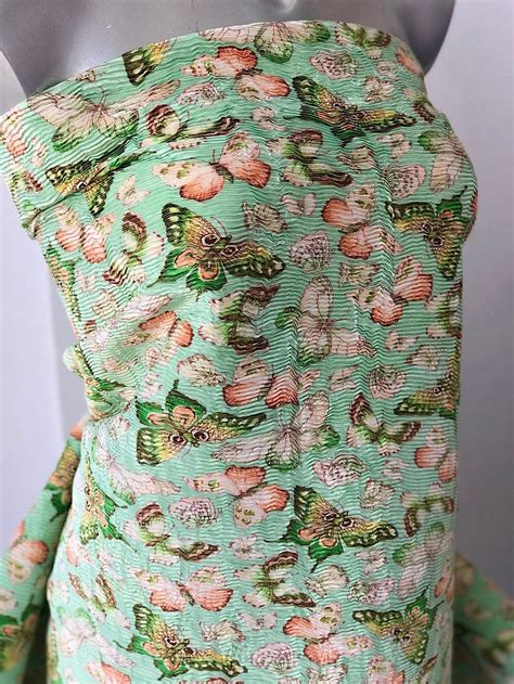 Emerald Green Floral Jacquard Fabric Grosgrain Ottoman Evening Formal