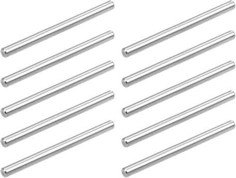 Sourcing Map 10Pcs 3mm X 40mm Passstift 304 Edelstahl Heringe Support