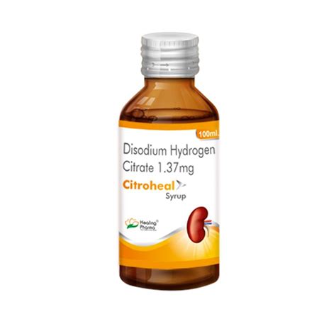 Citroheal Disodium Hydrogen Citrate Syrup At Rs Unit Disodium