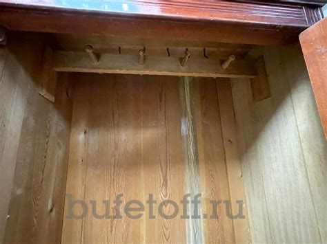 Шкаф для одежды и белья с зеркалом и ящиками, дерево | «Bufetoff»