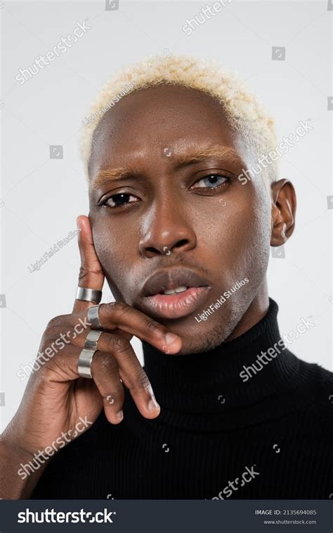 Portrait Blonde African American Man Different Stock Photo 2135694085 Shutterstock