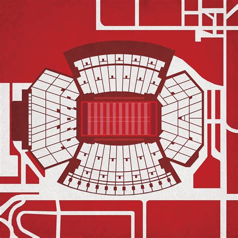 Memorial Stadium Nebraska Seating Map