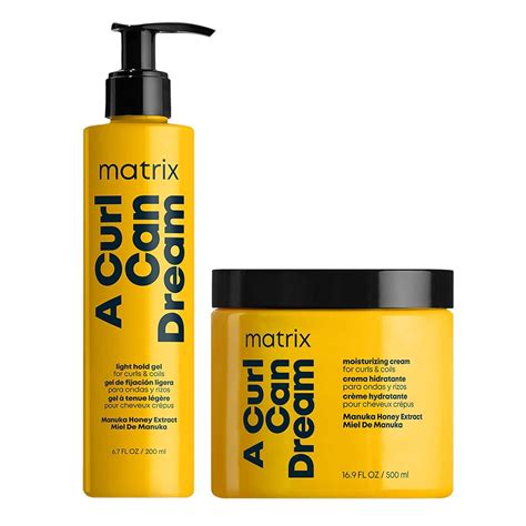 Amazon.com: Matrix A Curl Can Dream Leave-in Cream and Light Hold Gel ...