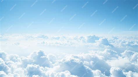 Premium Photo | Beautiful blue sky background with clouds Heaven