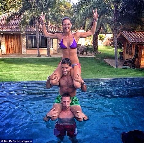 Bar Refaeli Poses In Purple Bikini In Online Snap After Heading Back To Her Native Israel