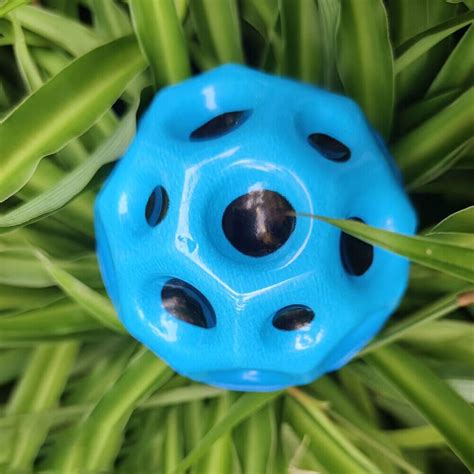 Jucarie Copii Minge Care Sarita Planeta Poliuretan7x7cm Albastru