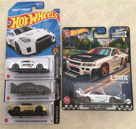 Hot Wheels Boulevard Lb Er Super Silhouette Nissan Skyline Lot Of New Eur