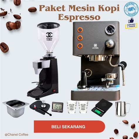 Jual Paket Mesin Kopi Espresso LATINA ALTRO Grinder Automatic Tools Jakarta Barat