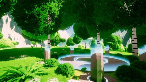 K Stylized Forest Environment Modular Village