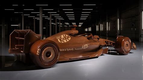 kitkats life sized  racecar marketing interactive
