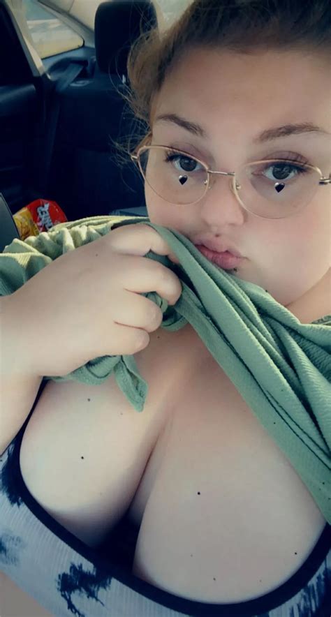 Love Flashing My Tits In The Car Nudes By Uniwhor3