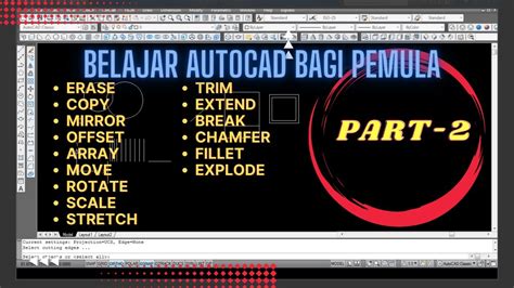 Cara Belajar Autocad Bagi Pemula Part Youtube