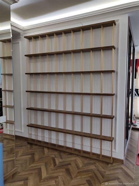 Стеллаж ручной работы из натурального дерева (дуб) в интернет-магазине ...