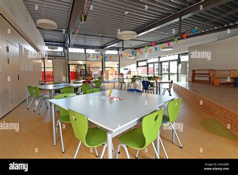 Elementary School Auditorium Stock Photo Alamy