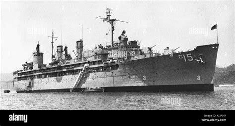 Uss Prairie Ad 15 Stock Photo Alamy