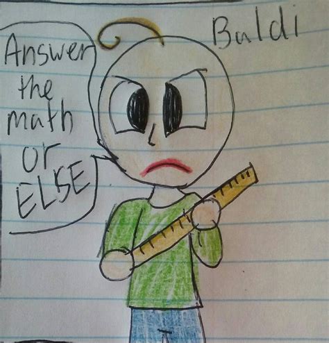 Dont Make Baldi Angry By Mariafangirl1998 On Deviantart