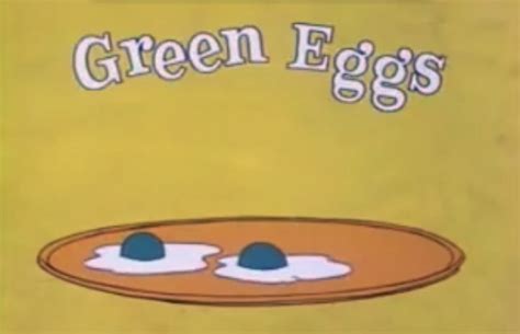 Green Eggs and Ham | Dr Seuss Poems