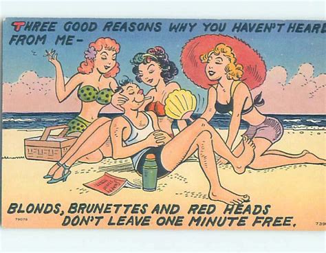 Linen Risque Sexy Bikini Girls Surround Guy Make An Offer J Picclick Ca