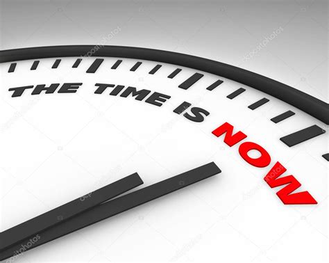 The Time is Now - Clock — Stock Photo © iqoncept #2075501