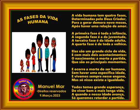 As 7 Fases Da Vida Humana - 3 - MANUEL MAR: AS FASES DA VIDA HUMANA