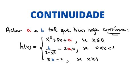 Dar Continuidade Ou Dá Continuidade - Cálculo 1 - Continuidade: como estudar a continuidade de funções ...