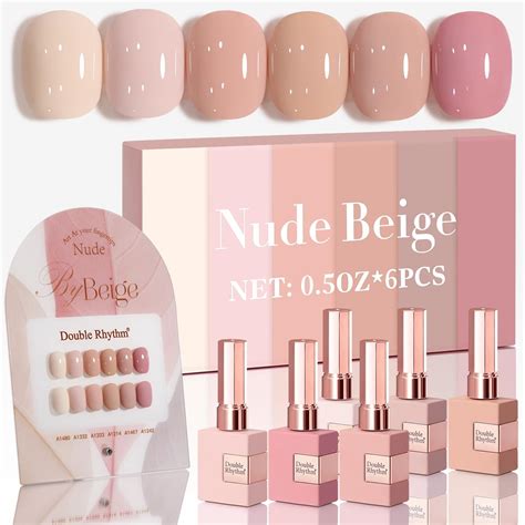 Amazon CANNI Pink Gel Nail Polish Set 6 Colors Hot Pink Light Bright Pink Magenta Tones