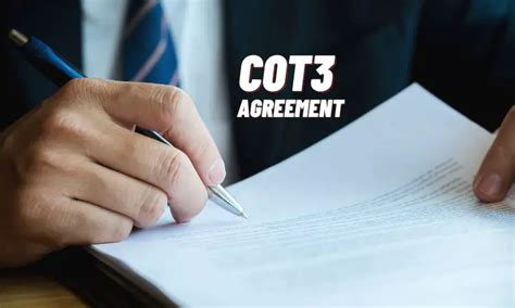 Cot3 Agreement Steps To Start A Cot3 Settlement Visahelpuk