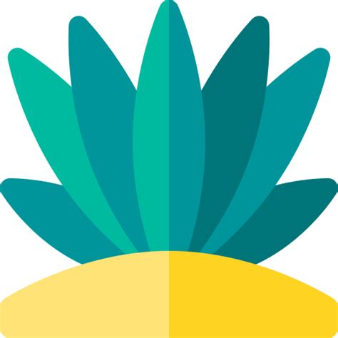 Blue Agave Basic Rounded Flat Icon Freepik