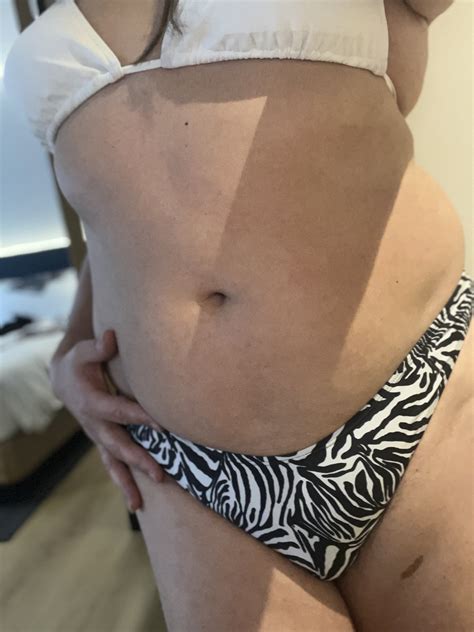 Zebra Print Thong Bikini Bottoms Photo Ashemaletube