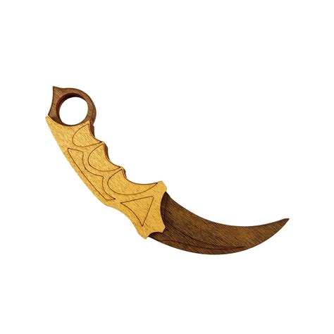 Нож CS: GO Karambit Night, Wood - eMAG.bg