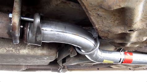 Chevy Caprice Intermediate Exhaust Pipe Replacement Flange Youtube