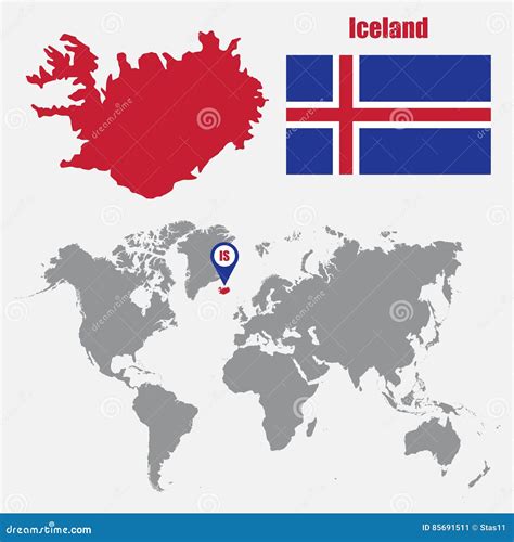where is iceland on a map of the world 3
