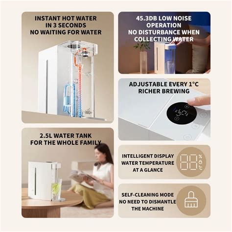Xiaomi Mijia Instant Hot Water Dispenser S Home Office Desktop Electric Kettle Thermostat